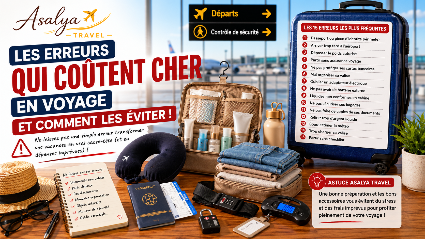 Les erreurs qui coûtent cher en voyage (et comment les éviter)