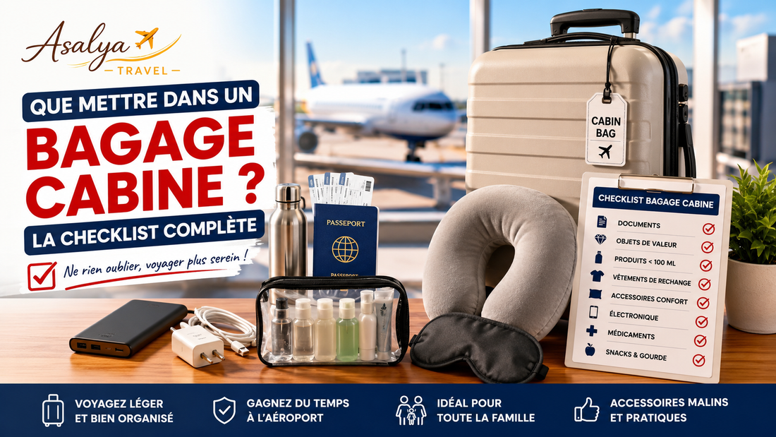 Que mettre dans un bagage cabine ? La checklist complète pour ne rien oublier
