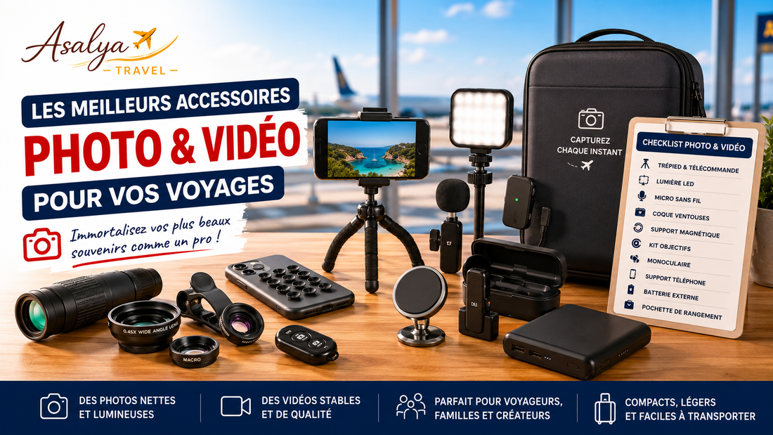 Les meilleurs accessoires pour réussir ses photos et vidéos de voyage avec son smartphone