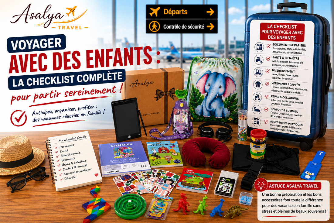 Voyager avec des enfants : la checklist complète pour partir sereinement