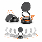 Support Téléphone Magnétique 360° Ultra Stable – Ventouse & Rotation Multi-Angles Asalya Travel