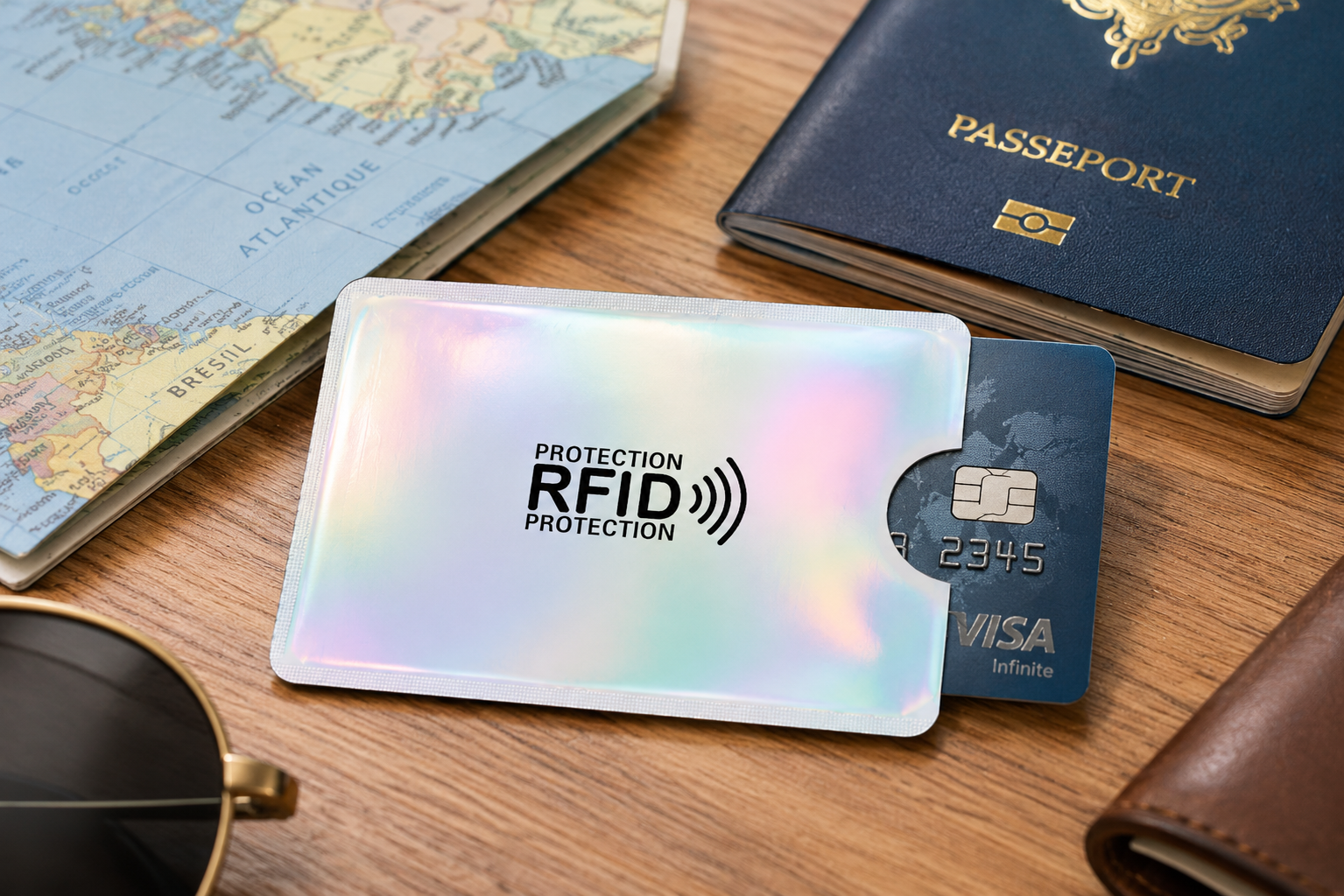 Protège Carte RFID – Sécurité Invisible pour Vos Paiements 🔒 Asalya Travel