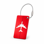 Étiquette Bagage Aluminium Avion Asalya Travel