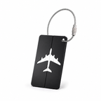 Étiquette Bagage Aluminium Avion Asalya Travel