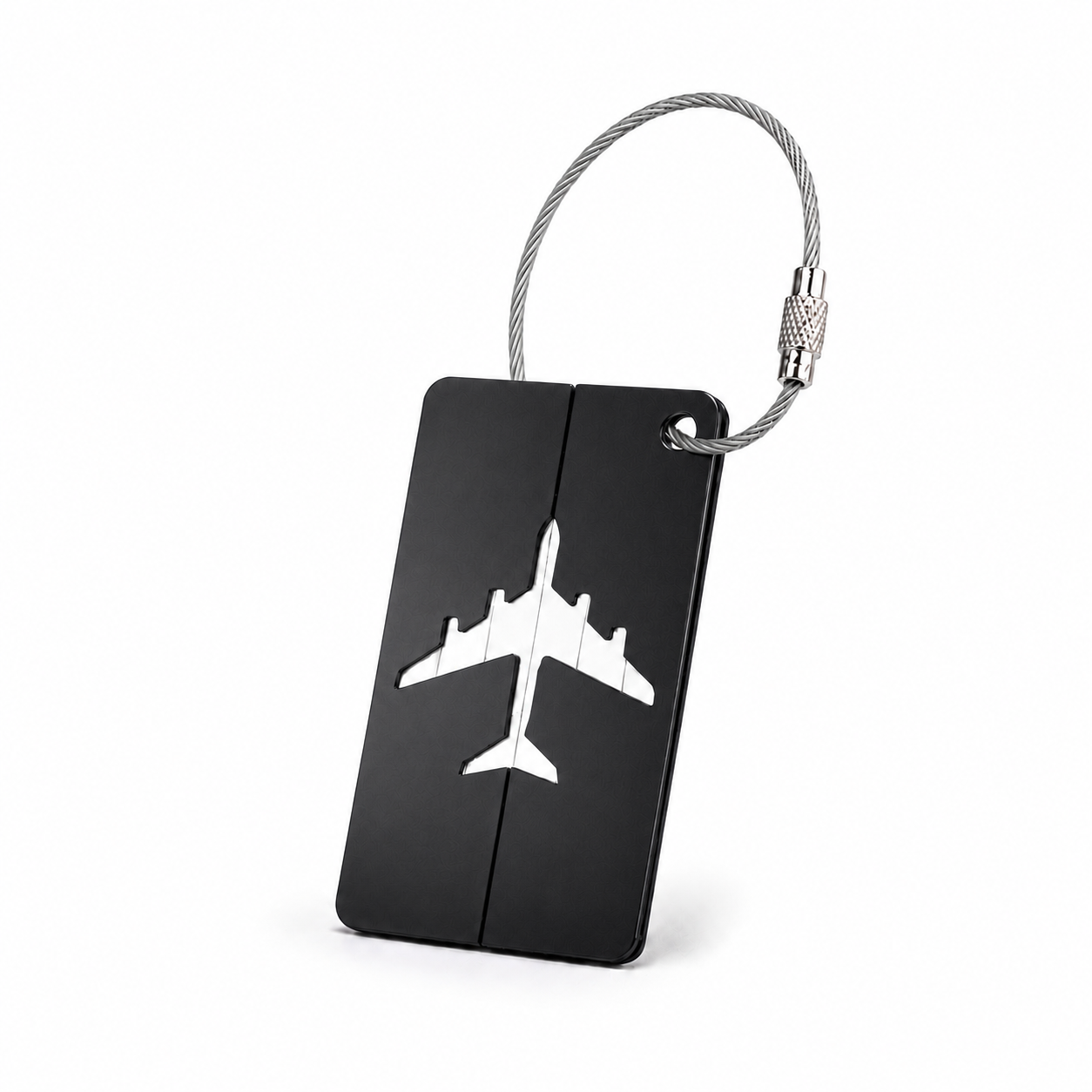 Étiquette Bagage Aluminium Avion Asalya Travel