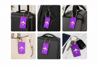 Étiquette Bagage Aluminium Avion Asalya Travel