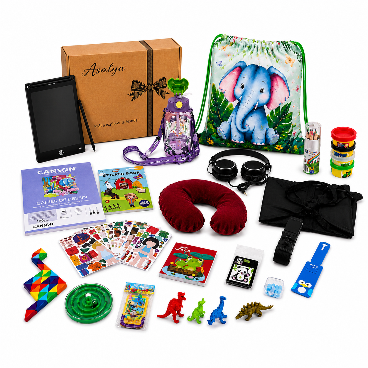 Pack Voyage Enfant Premium – Kit Complet 21 Accessoires pour Voyager Sereinement | Asalya Travel Asalya Travel