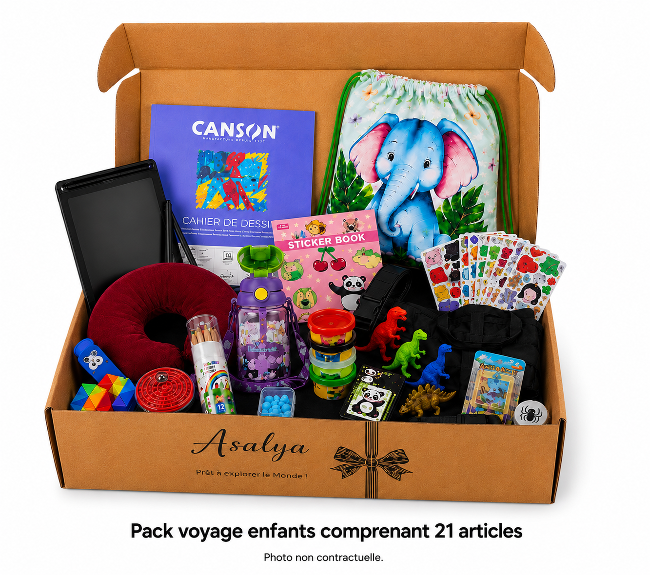 Pack Voyage Enfant Premium – Kit Complet 21 Accessoires pour Voyager Sereinement | Asalya Travel Asalya Travel