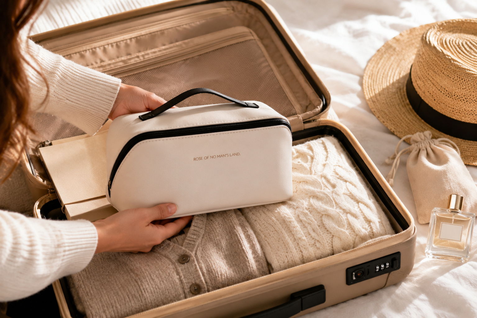 Trousse de Toilette Voyage Premium Grande Capacité – Organisateur Beauté & Cosmétique Asalya Travel