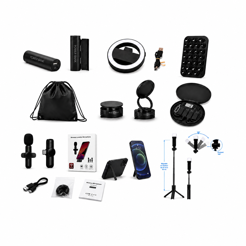 Pack Photos & Vidéos Voyage – Kit Créateur de Contenu Complet Asalya Travel